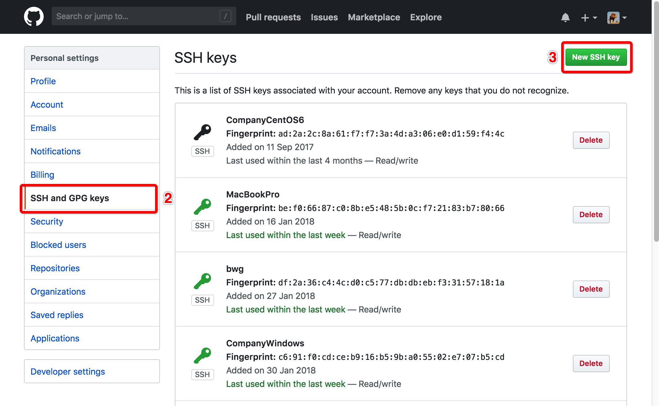 SSH Key